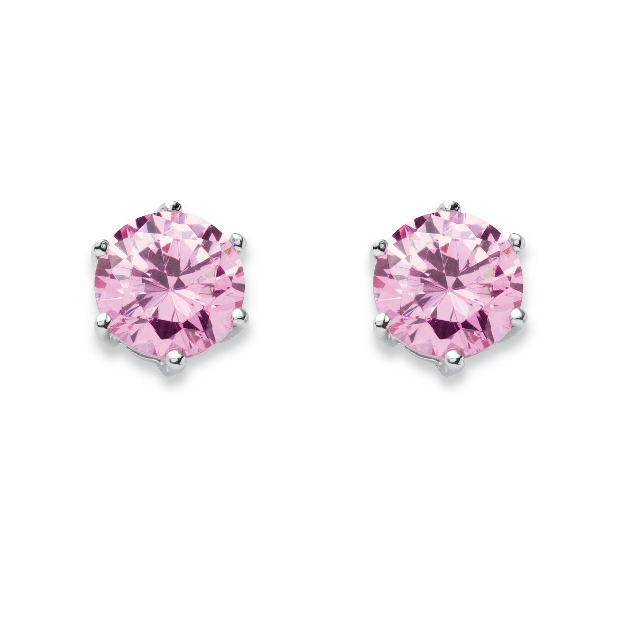 Birthstone .925 Sterling Silver Stud Earrings, SEPTEMBER, on-hover image number 1