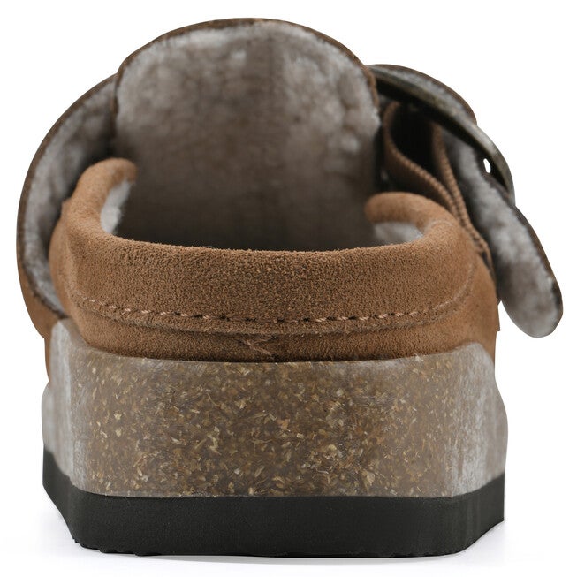 Bueno Footbeds Clog, CHESTNUT SUEDE FF, on-hover image number 1