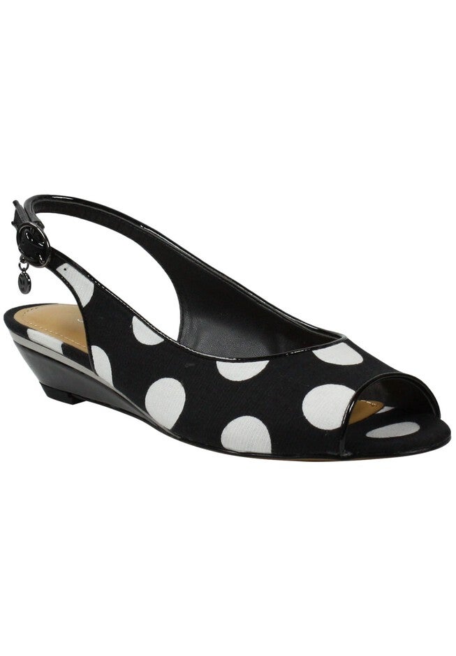 Elleyette Pumps , BLACK/WHITE POLKA DOT, hi-res image number 0