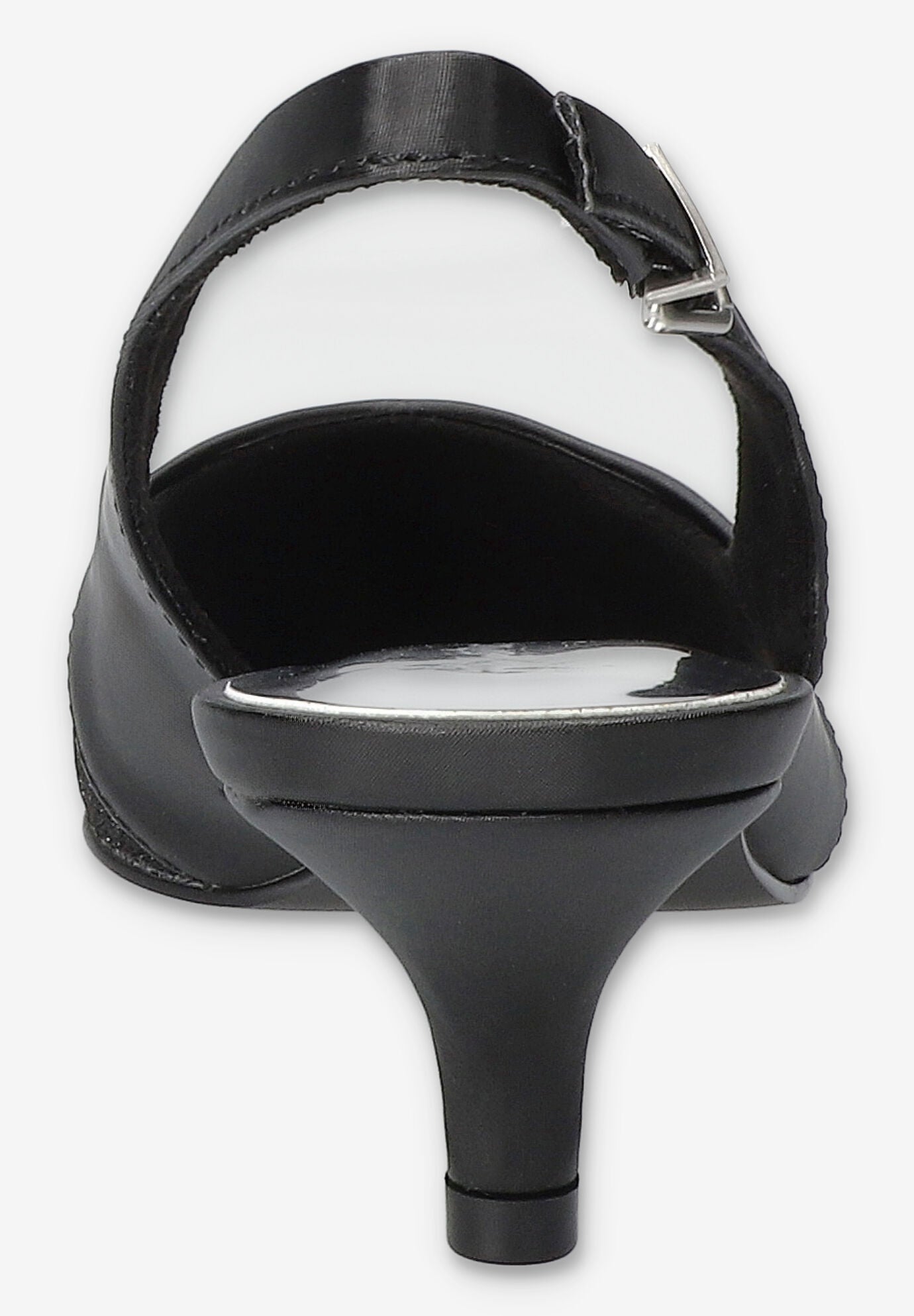 Vivid Slingback Pump, BLACK SATIN, on-hover image number 1