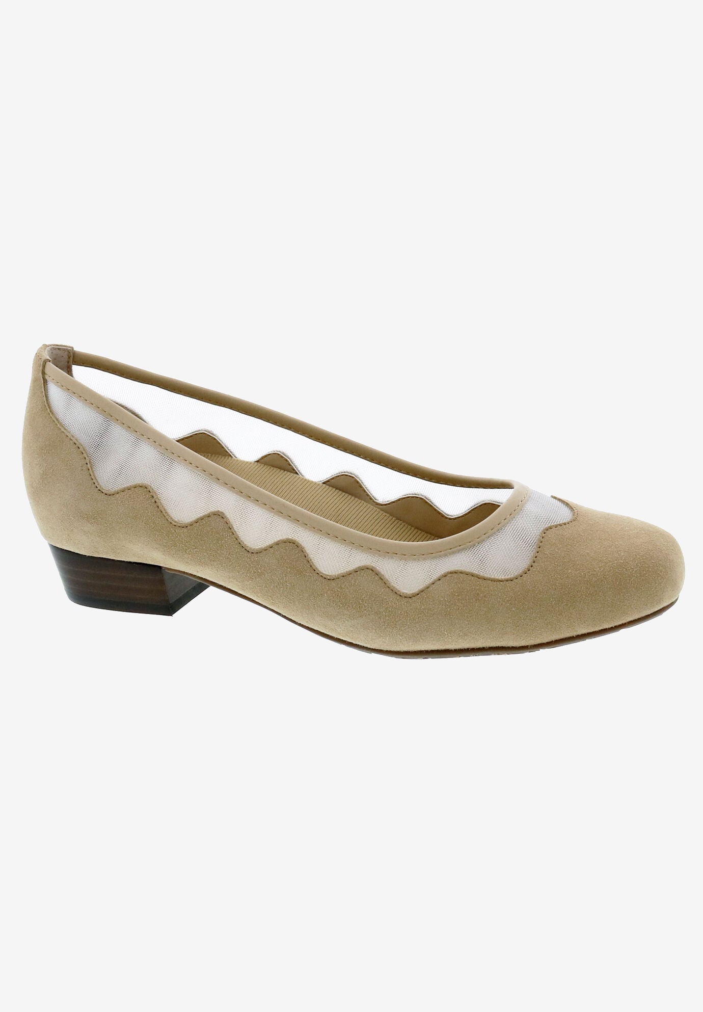 Tootsie Kitten Heel Pump, NUDE SUEDE LEATHER, hi-res image number 0
