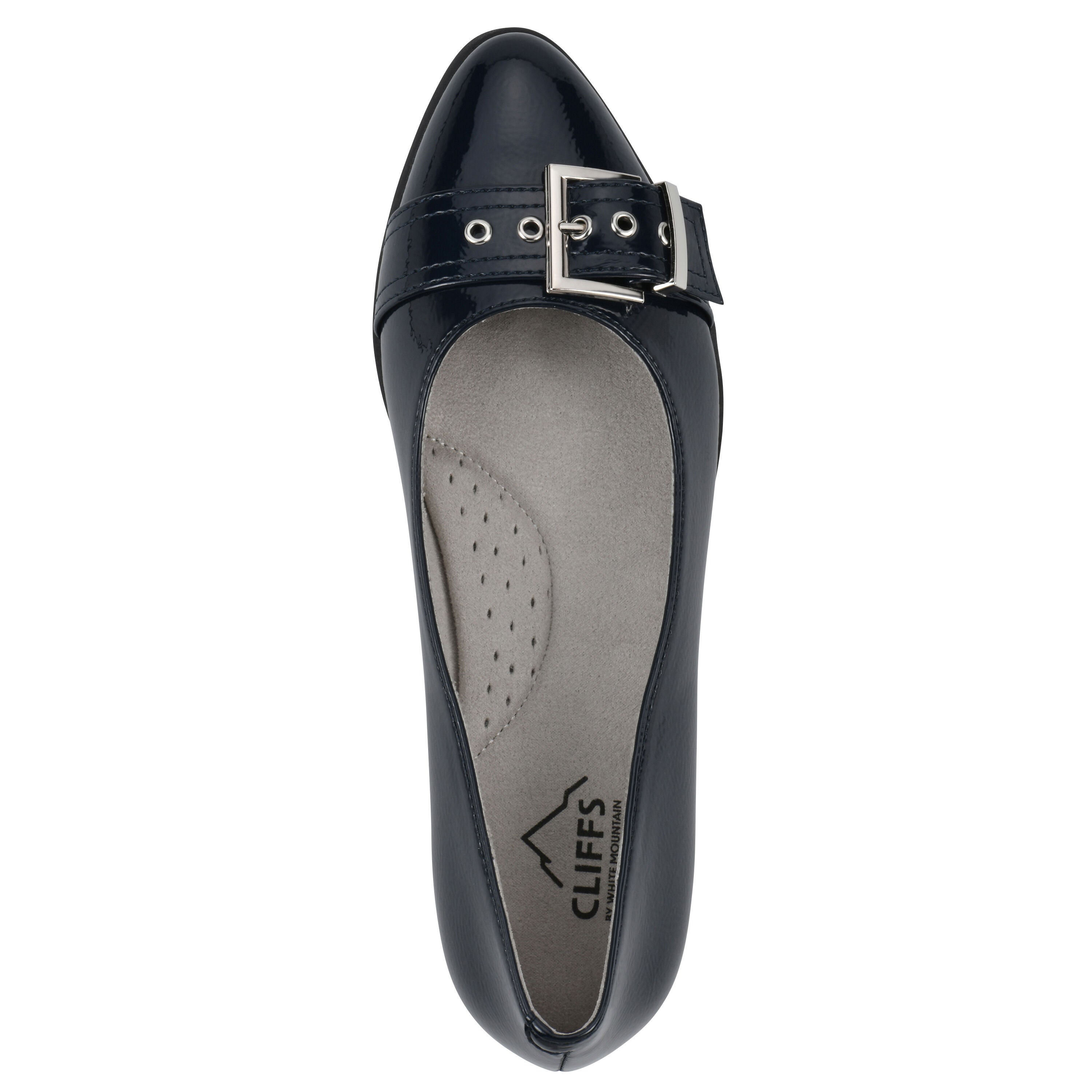 Miliani Ballet Flat, NAVY PATENT, alternate image number 4