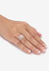 Yellow Gold-Plated 3-Piece Stackable Ring, , alternate image number null