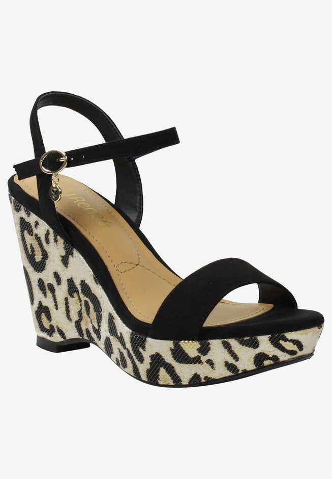 Sharbel Sandal , BLACK LEOPARD, hi-res image number null