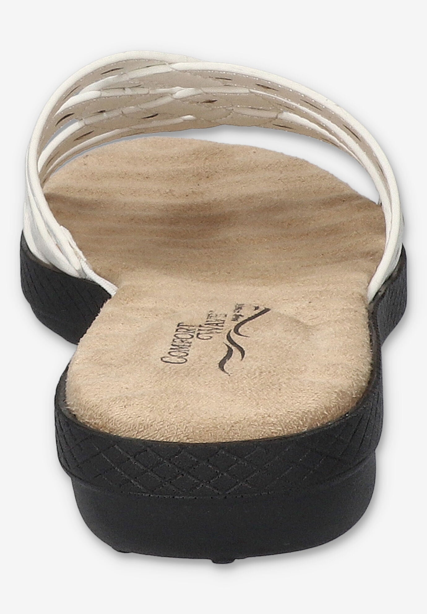 Cammie Slide Sandal, WHITE, alternate image number 3