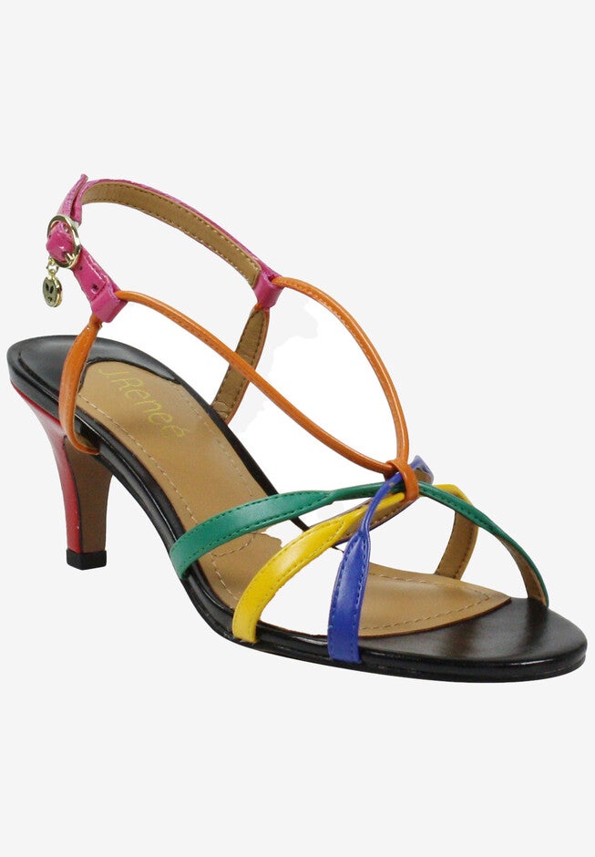 Rosalin Sandals, BRIGHT MULTI SUEDE, hi-res image number 0