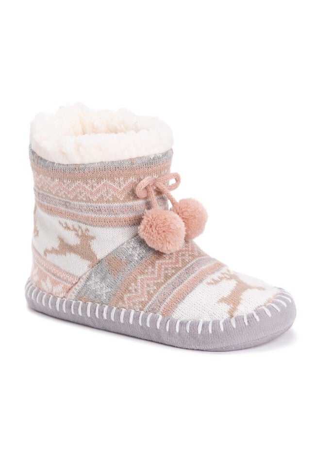 Bootie Slipper by Muk Luks®, LIGHT PINK, hi-res image number null