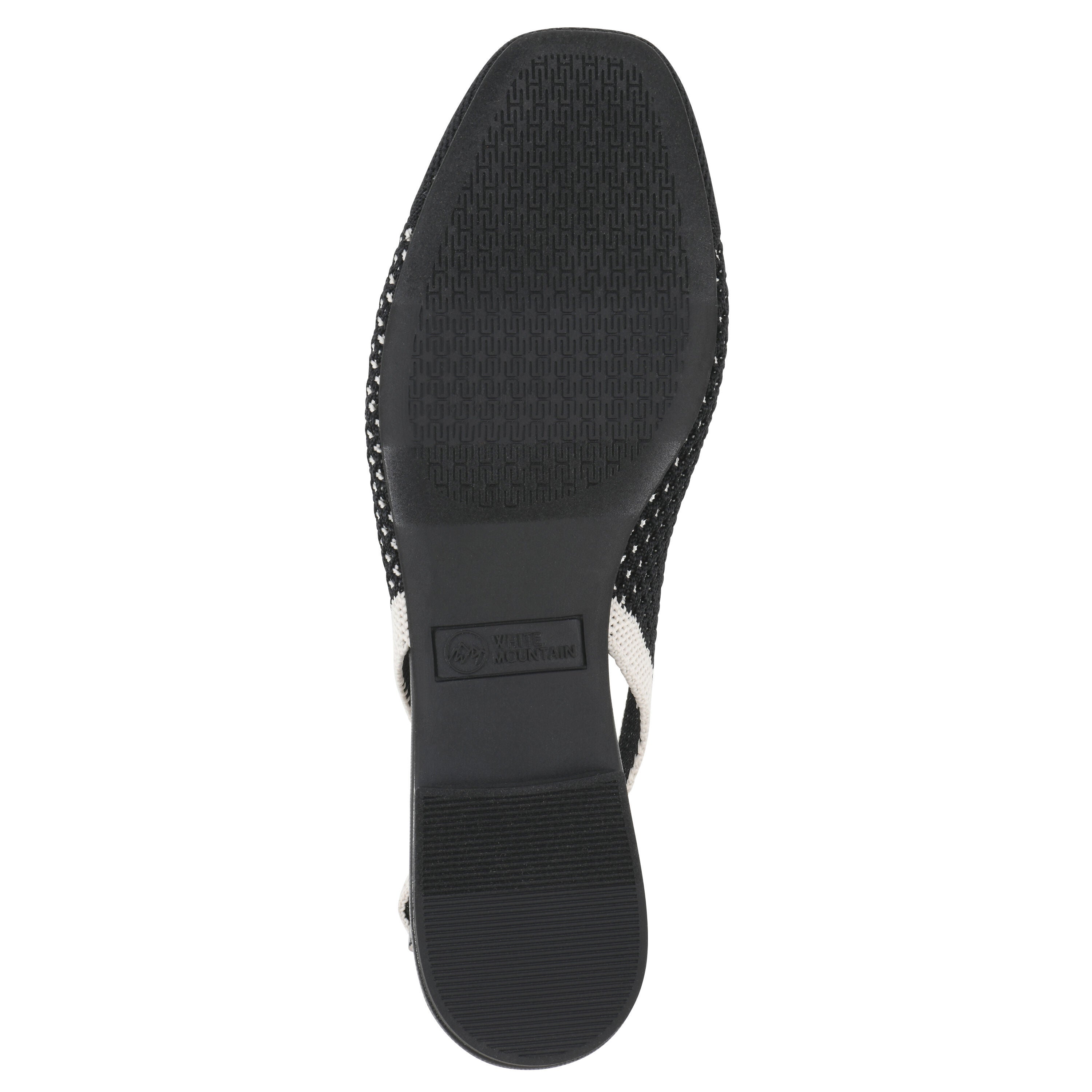 Bonie Sling Back Flat, BLACK CREAM MULTI, alternate image number 5