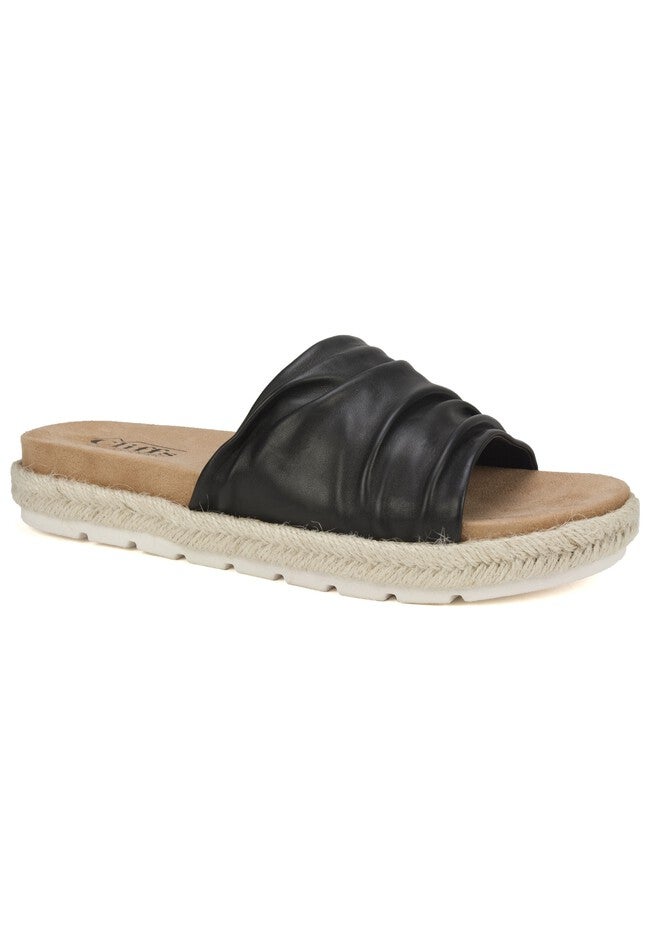 Torri Leather Sandal , BLACK LEATHER, hi-res image number null