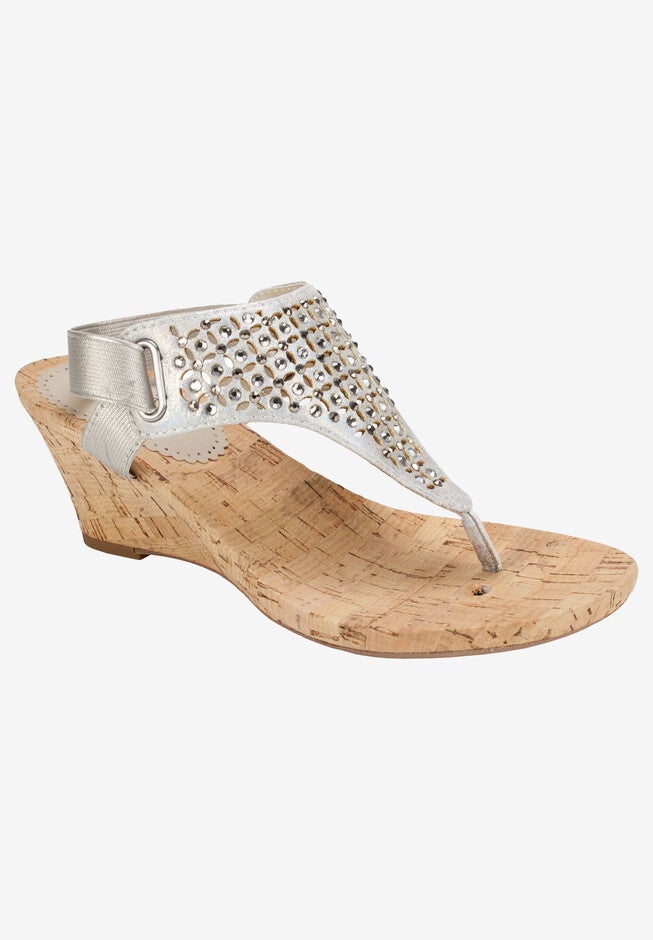 Arnette Sandal, SILVER METALLIC GLITTER, hi-res image number null
