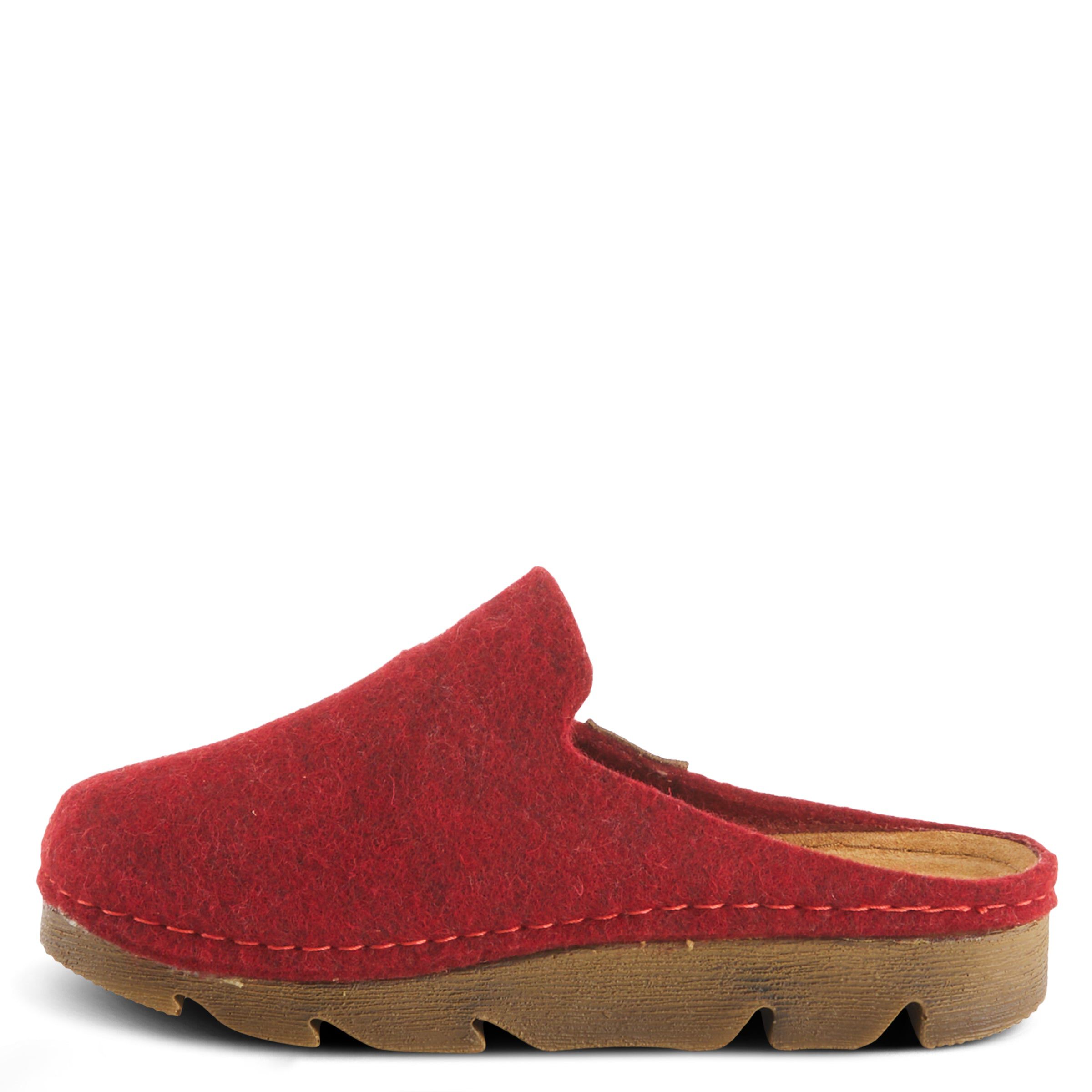 Cloggish Open Back Clog Slipper, RED, alternate image number 2