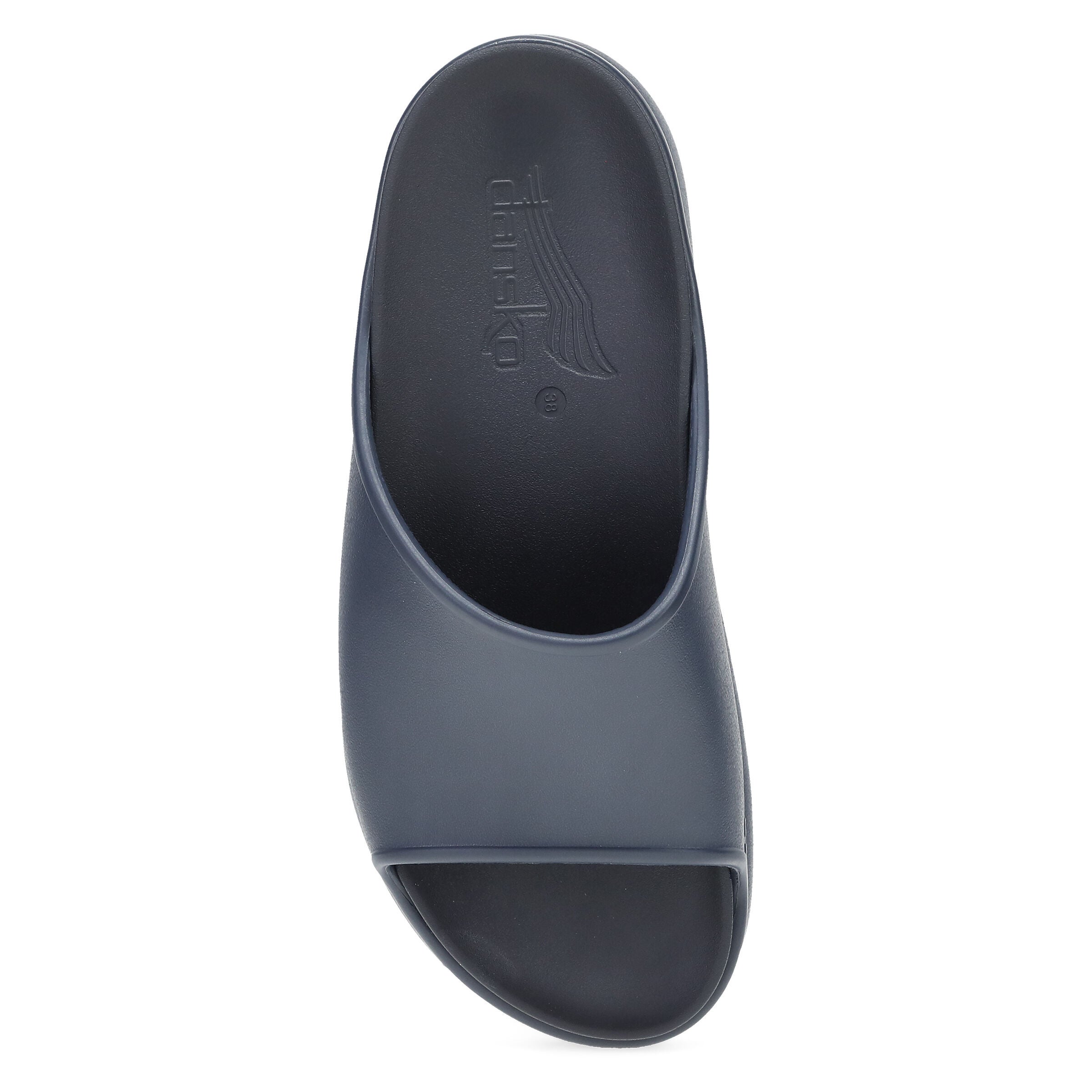 Devyn Molded Slip On Slide, NAVY, alternate image number 5