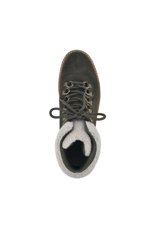 White Mountain Cozy Lace-Up Hiker Bootie, , alternate image number 5