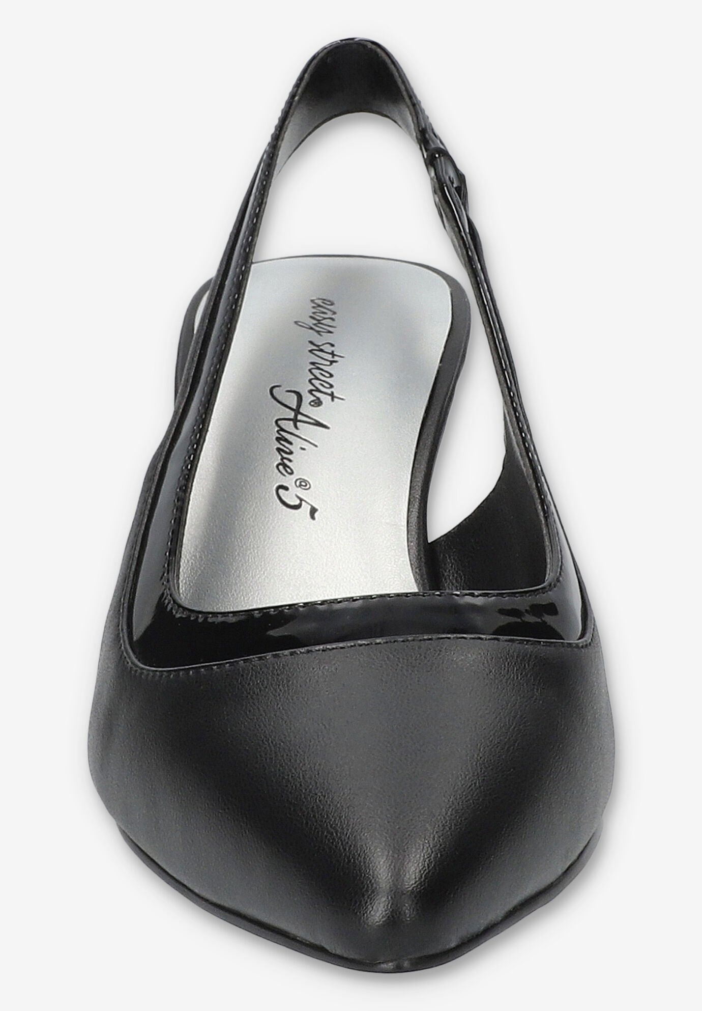 Dessa Slingback Pump, BLACK PATENT, alternate image number 3