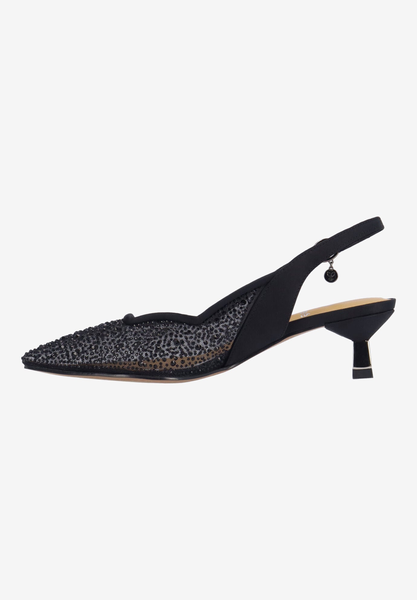Aleksa Slingback Pump, BLACK, alternate image number 4