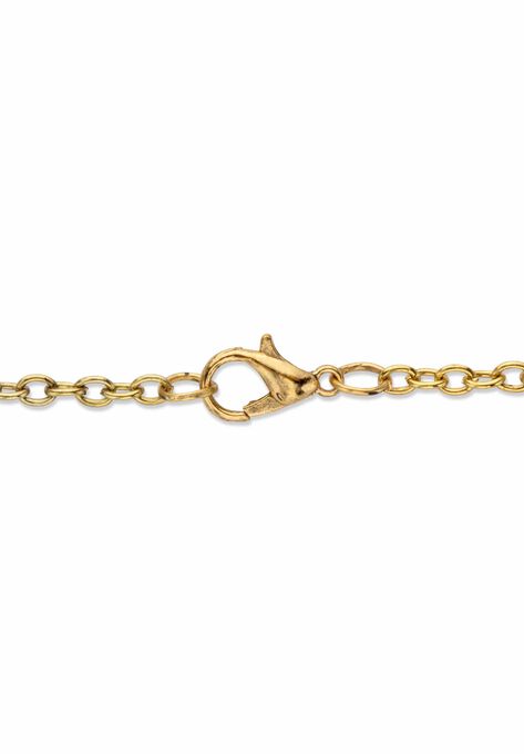 Goldtone Antiqued Butterfly Pendant with 24" Chain, , on-hover image number null