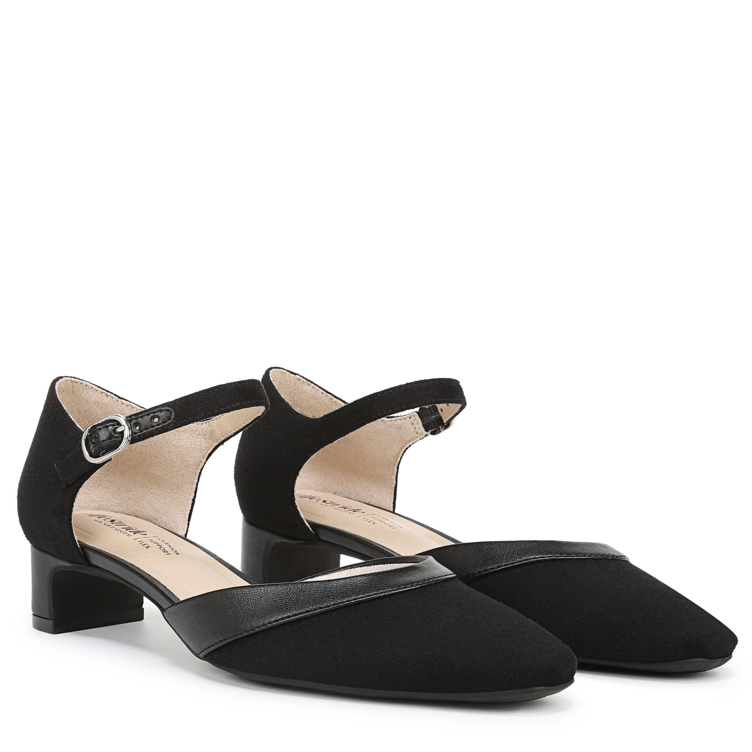 Leighton Pump, BLACK SUEDE, alternate image number 2