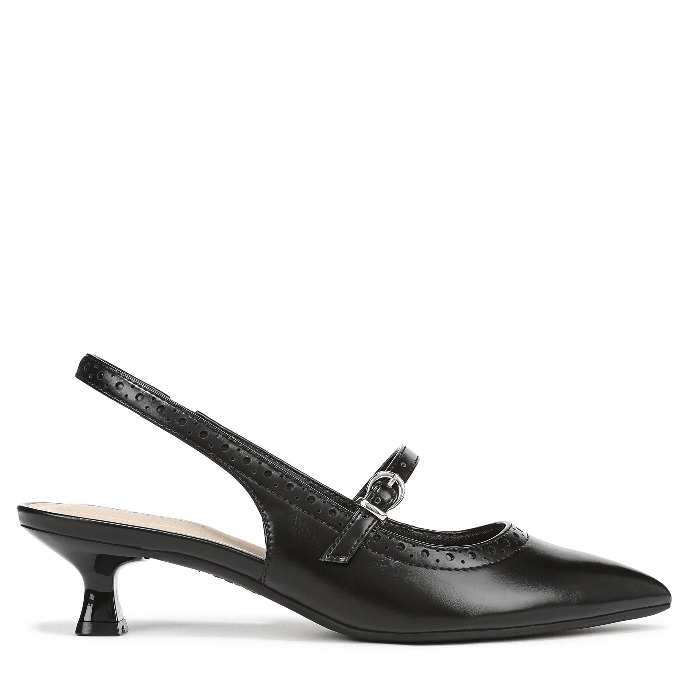 Marilyn Slingback Pump, BLACK, alternate image number 3