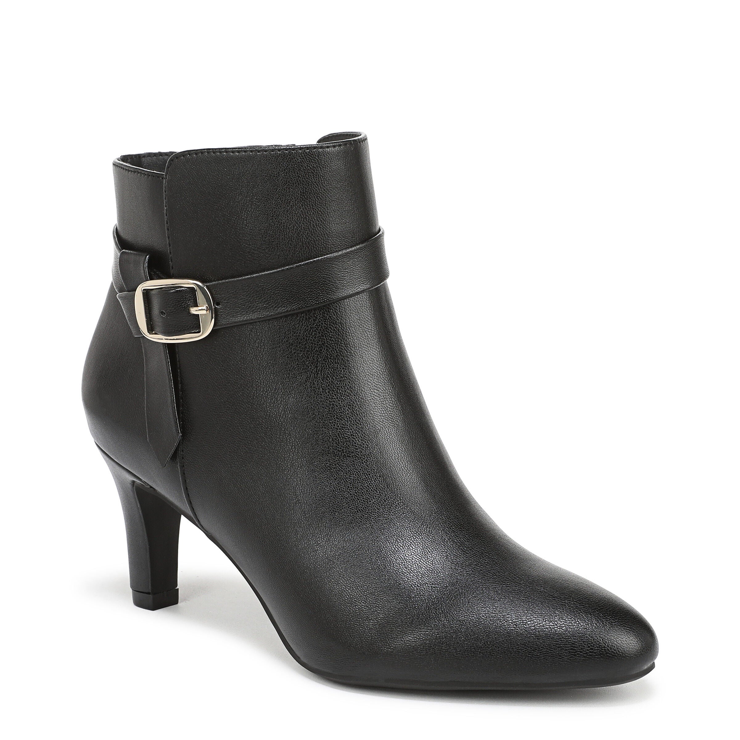 Guild 3 Ankle Bootie, BLACK LEATHER, hi-res image number 0