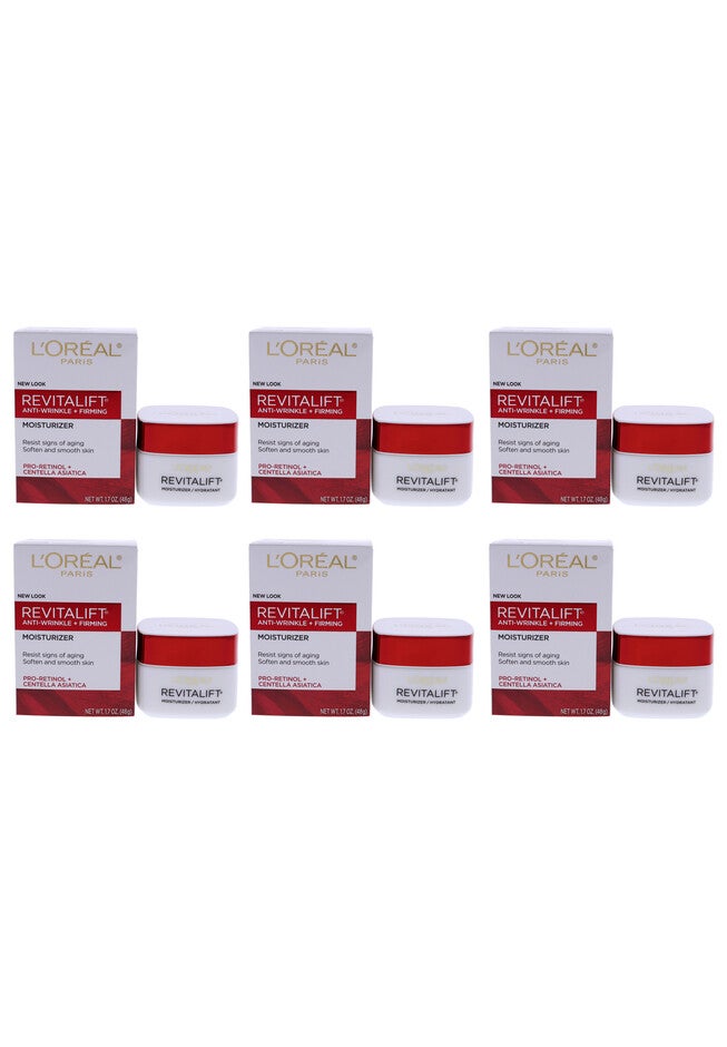 Revitalift Anti-Wrinkle And Firming Moisturizer Cream - Pack Of 6 -1.7 Oz Cream, O, hi-res image number null