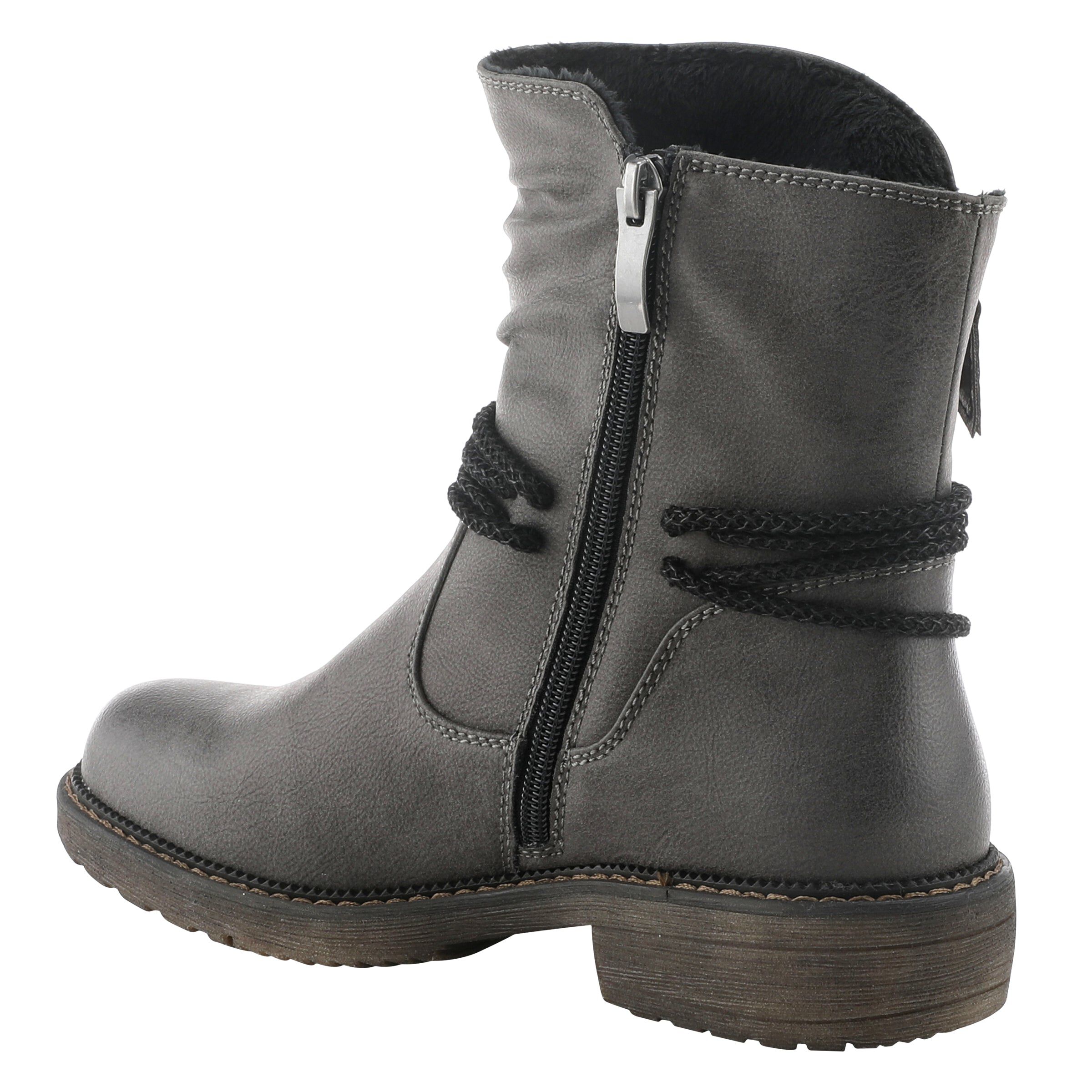 Kathie Mid Calf Boots, GREY, alternate image number 6