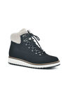 Cozy Lace-Up Hiker Bootie, BLACK FABRIC, hi-res image number null