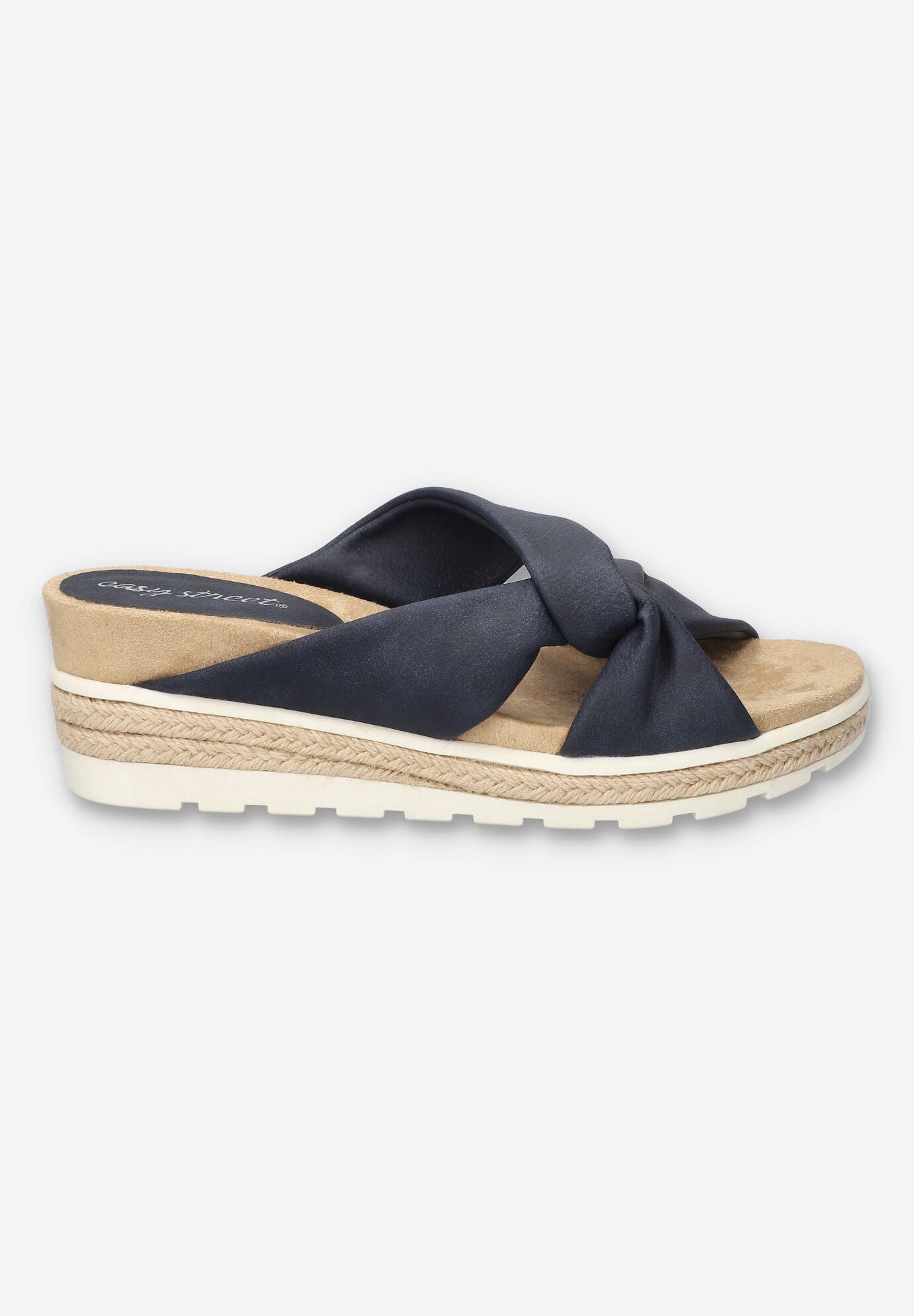 Ja Wedge Sandal, NAVY, alternate image number 2