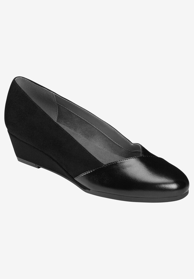 Love Game Wedge , BLACK COMBO, hi-res image number null