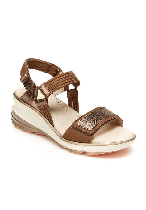 St Tropez Wedge, BRONZE TAN, hi-res image number null