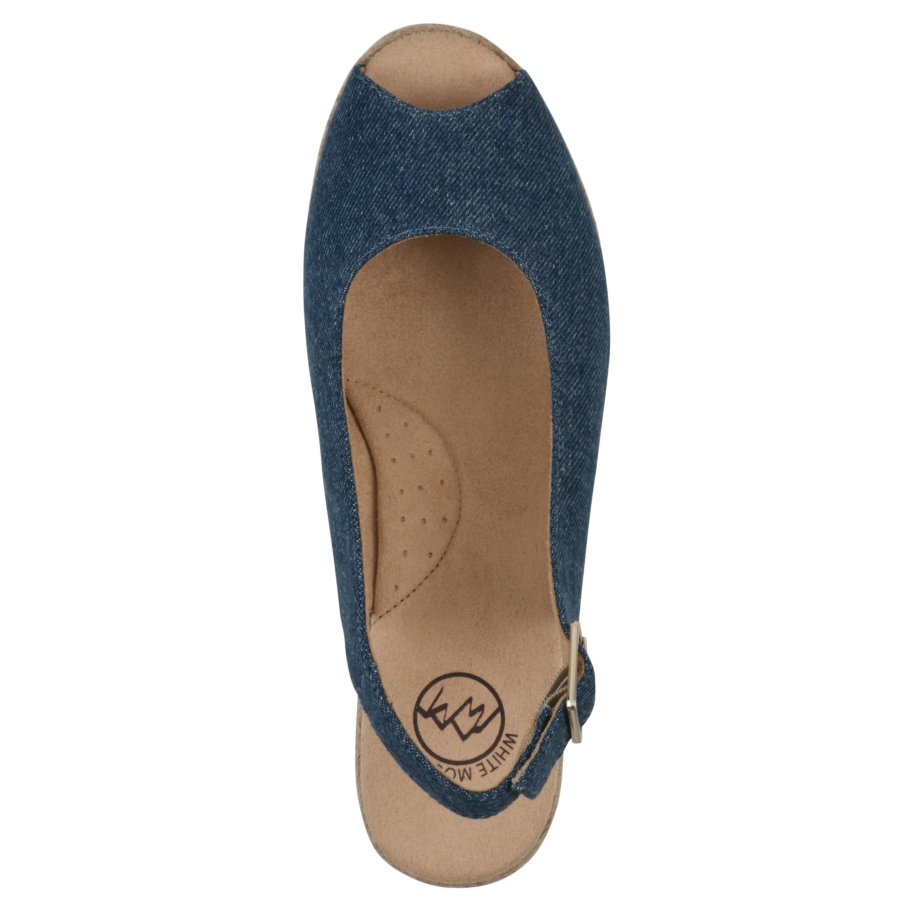 Maize Espadrille Wedge Sandal, DARK BLUE DENIM, alternate image number 4