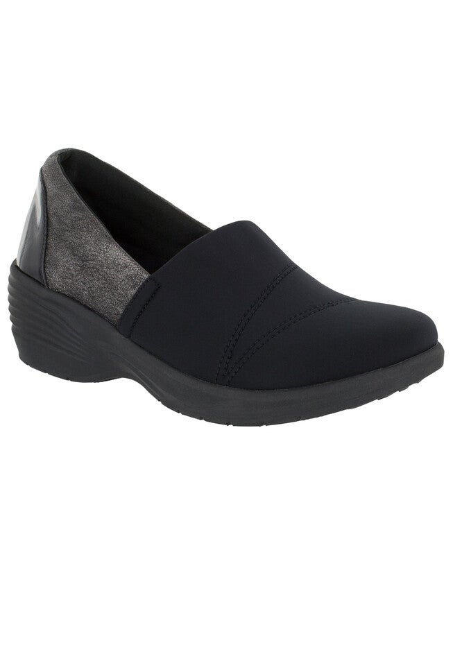 Solo Slip-Ons by Easy Street®, BLACK NEOPRENE MULTI, hi-res image number null