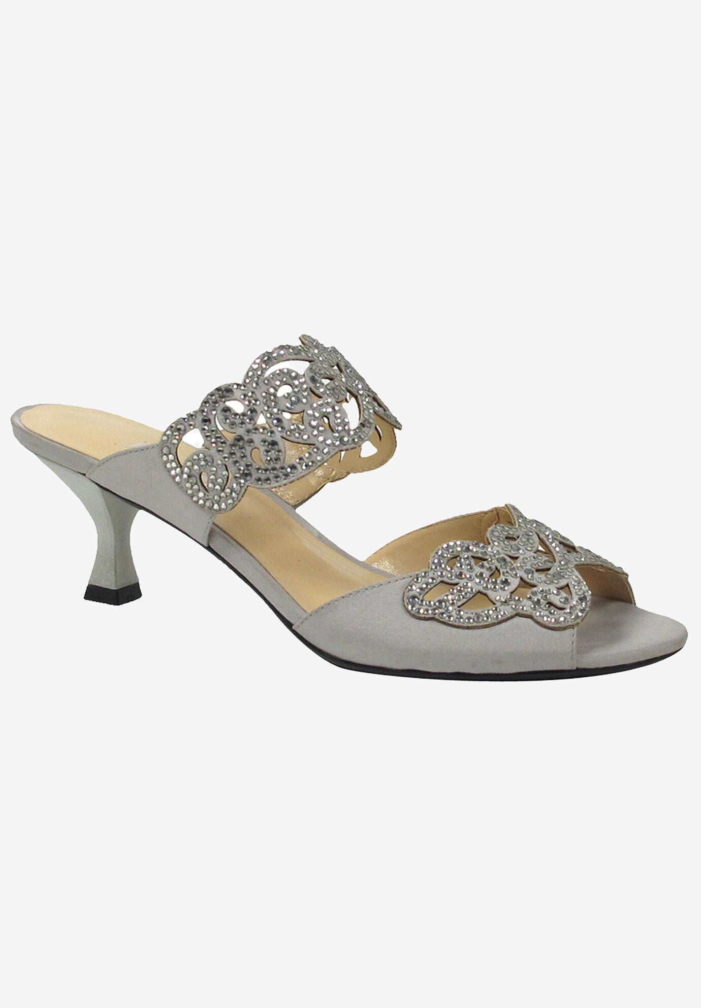 J renee outlet silver dress shoes