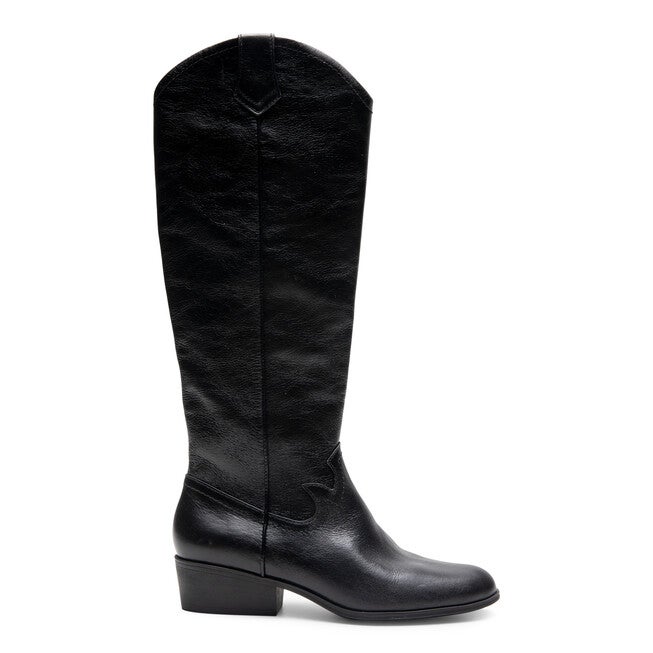 Cadence Tall Cowboy Boot, BLACK, alternate image number null