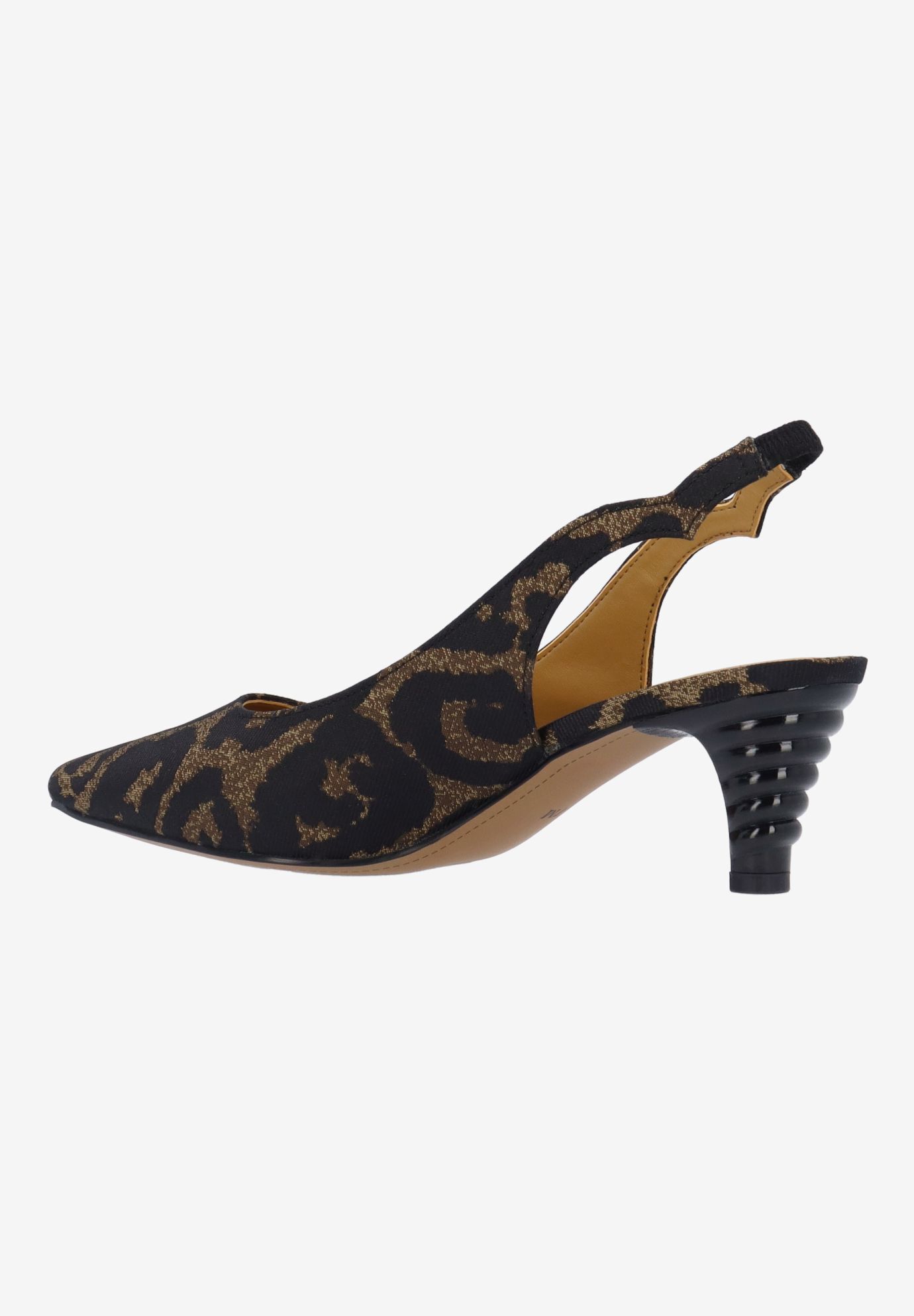 Jeyora Sling Back Pump, BROWN BLACK, alternate image number 5