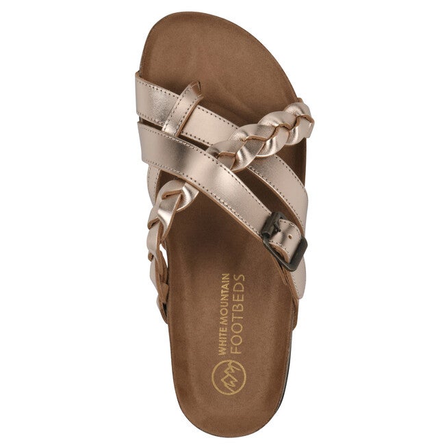 Harrington Footbeds Sandal, ROSEGOLD METALLIC, alternate image number null