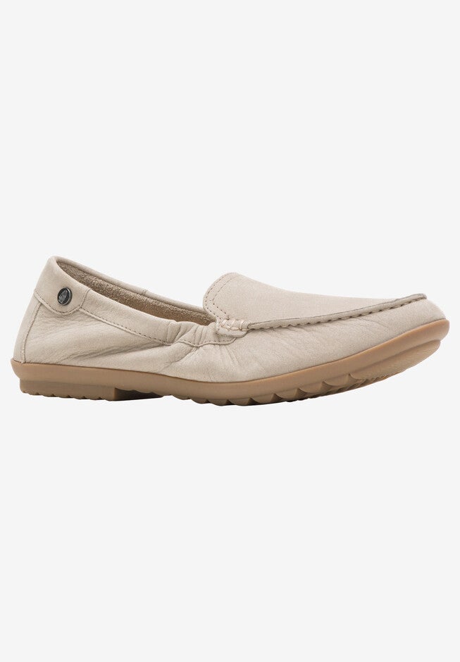 Aidi Moccasin by Hush Puppies, TAUPE NUBUCK, hi-res image number 0
