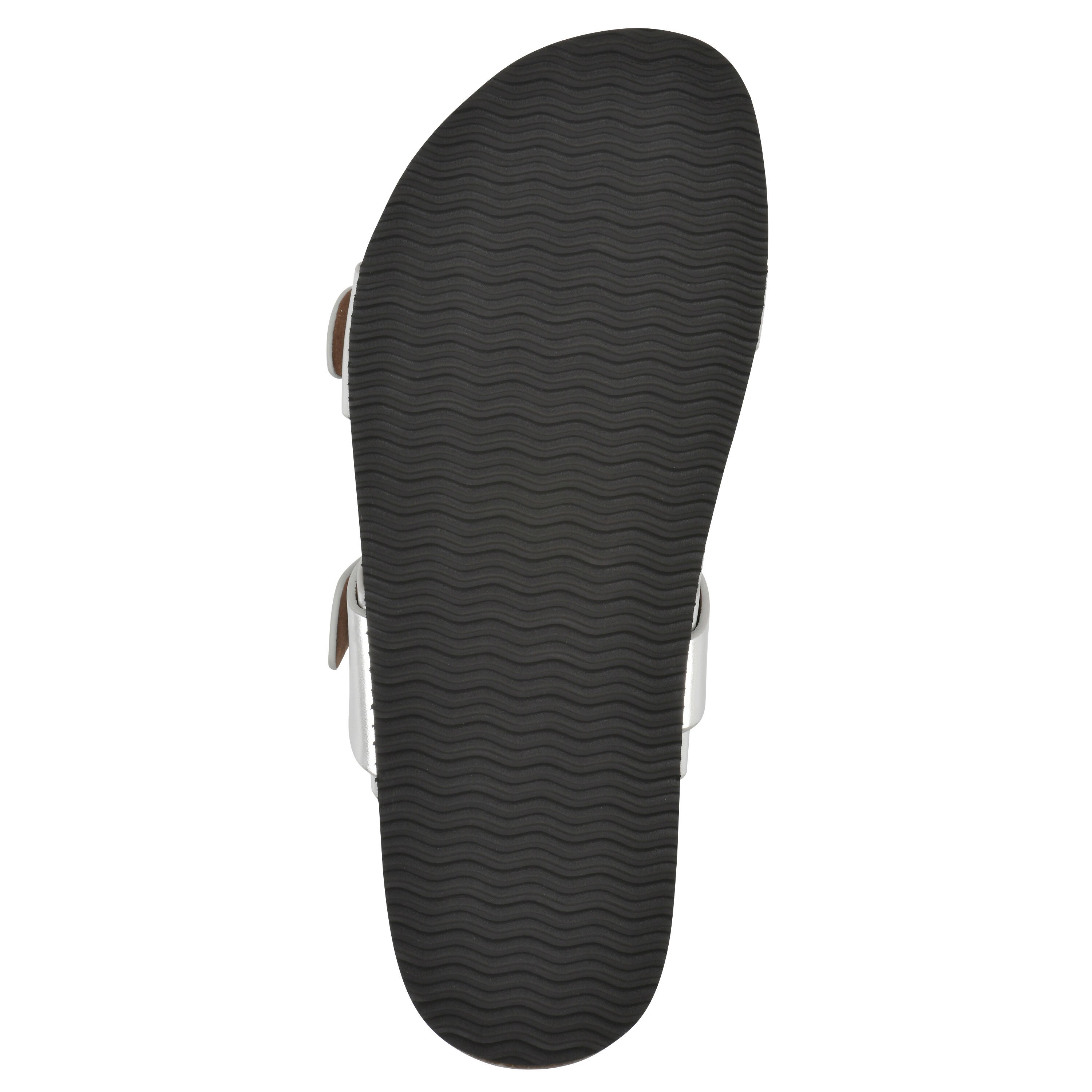 Hardball Footbeds Sandal, SILVER LEATHER, alternate image number 5