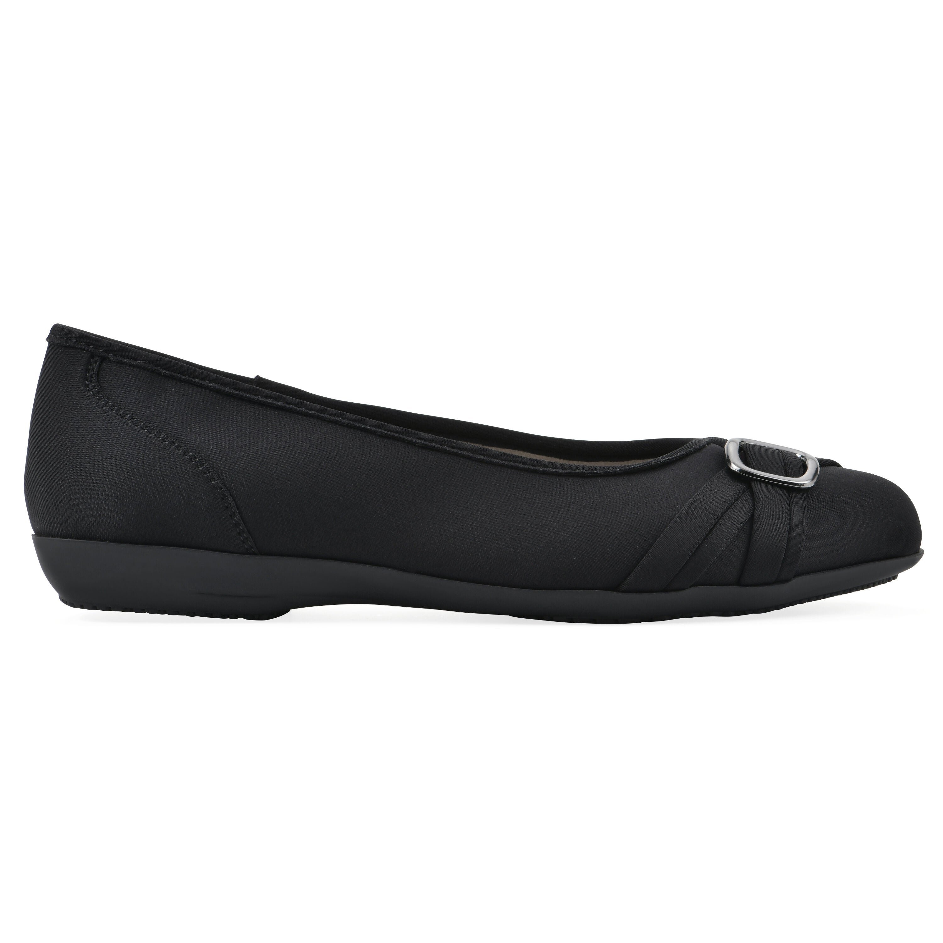 Calming Ballet Flat, BLACK NYLON, alternate image number 2