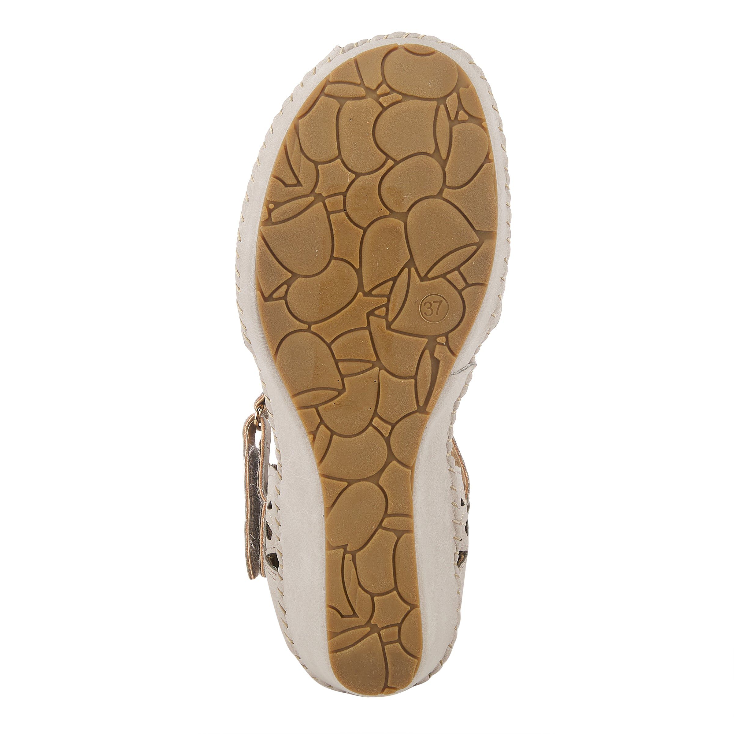 Gennina Closed Back Wedge Sandal, LIGHT GREY, alternate image number 5
