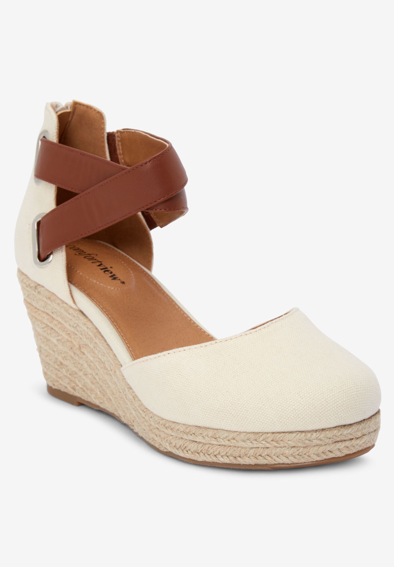 wide width closed toe espadrilles