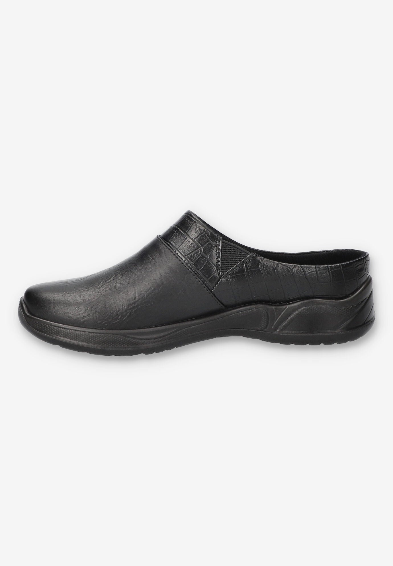 Janalee Comfort Mule, BLACK CROCO, alternate image number 4