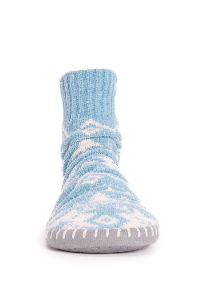 Chenille Short Slipper Sock by Muk Luks®, , alternate image number null