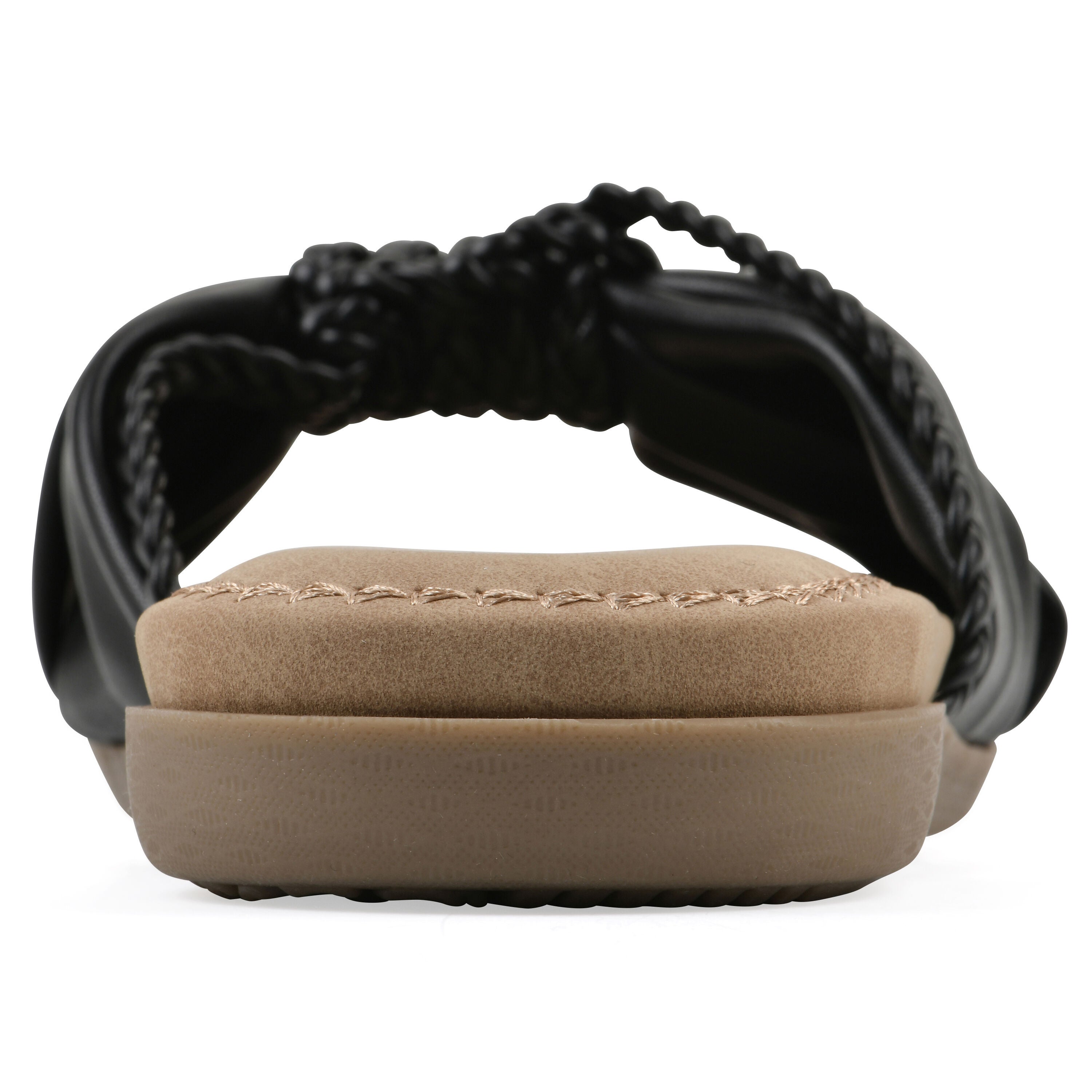 Fasha Slide Sandal, BLACK SMOOTH, on-hover image number 1