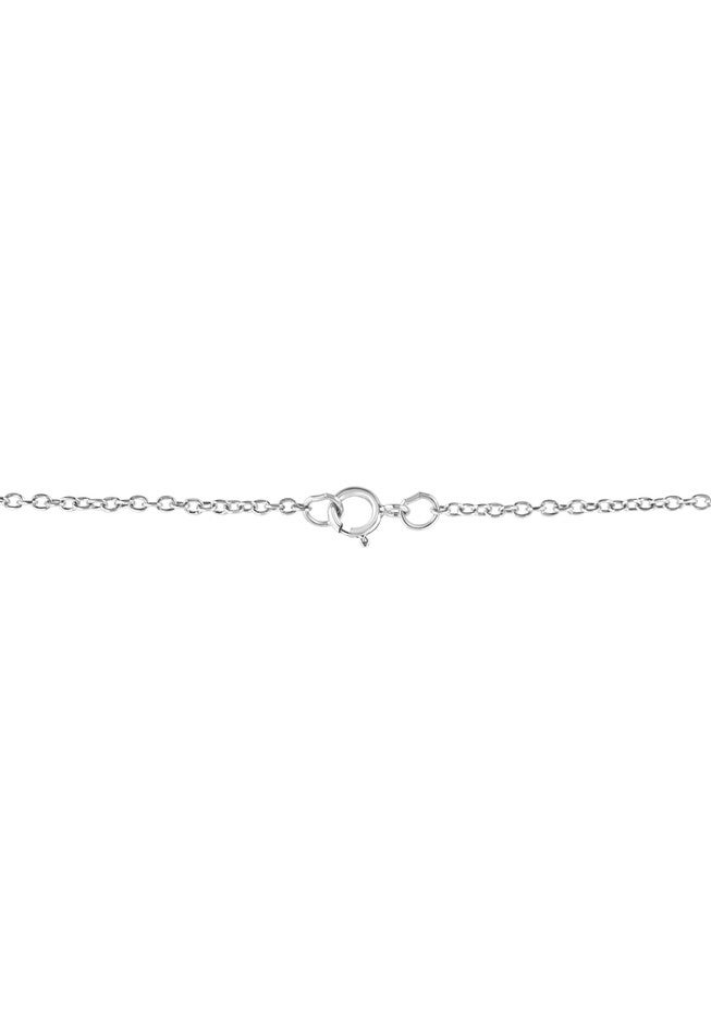 Sterling Silver Diamond Accent Gemini Zodiac Key Pendant Necklace, , alternate image number null