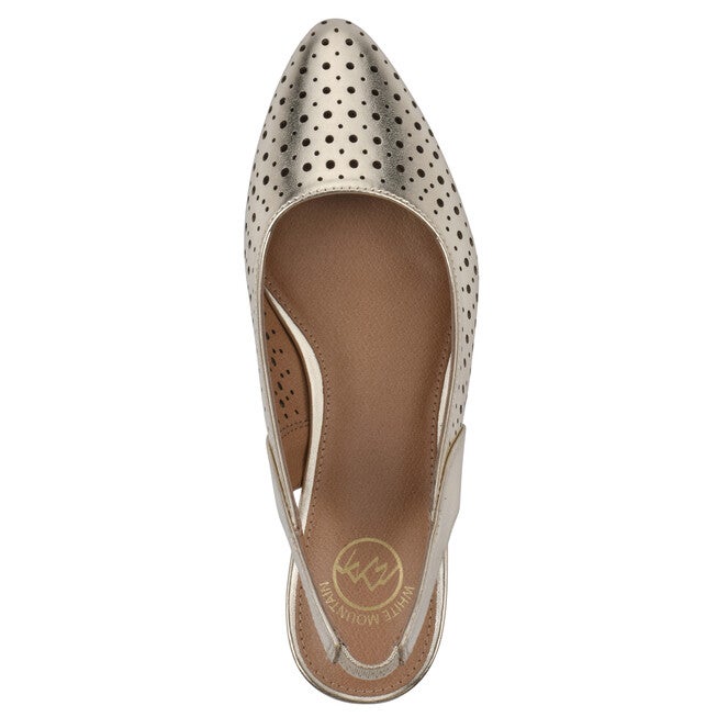 Boronic Slingback Heel, LIGHT GOLD METALLIC, alternate image number null