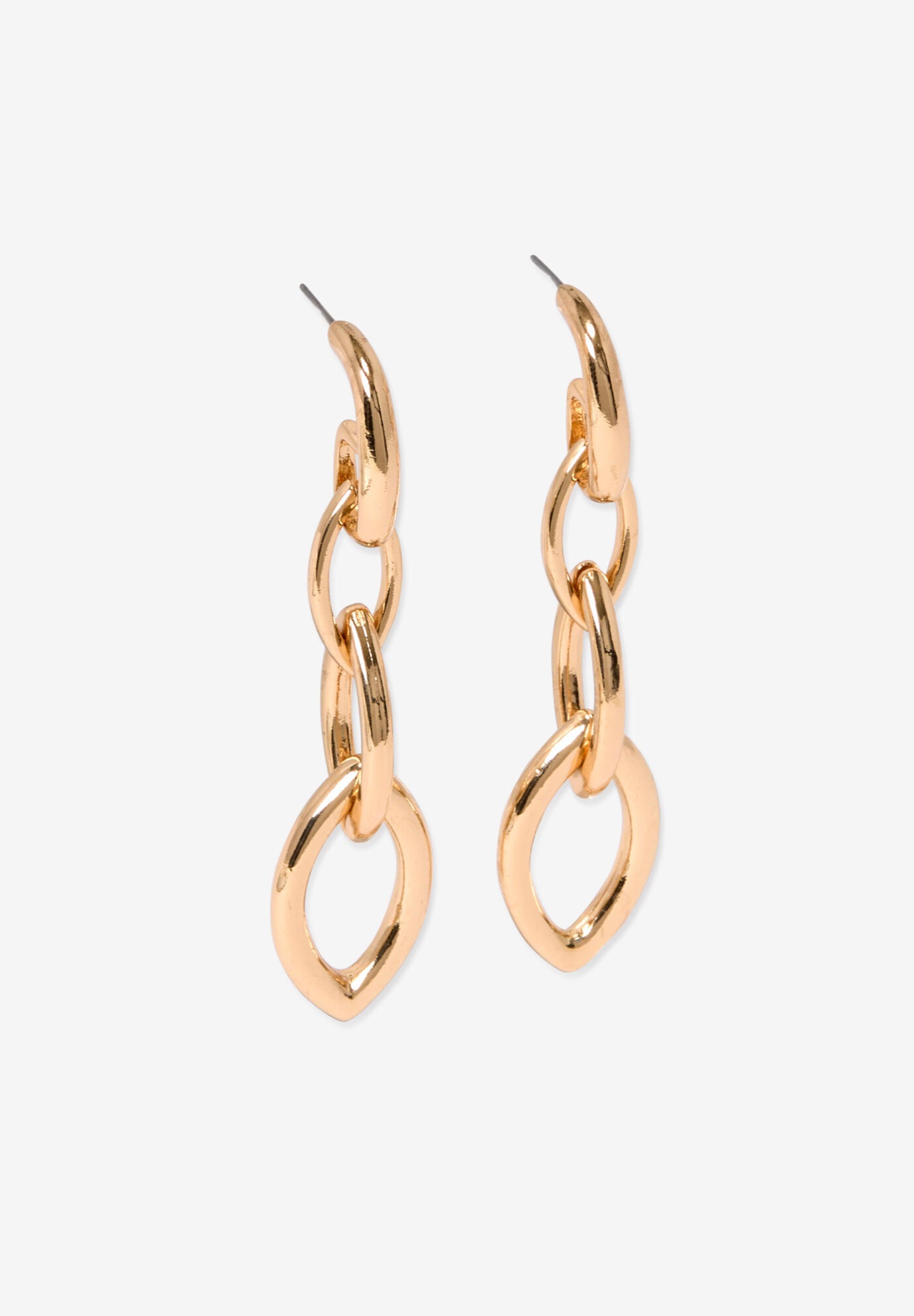 Drop Chain Earrings, , alternate image number 2