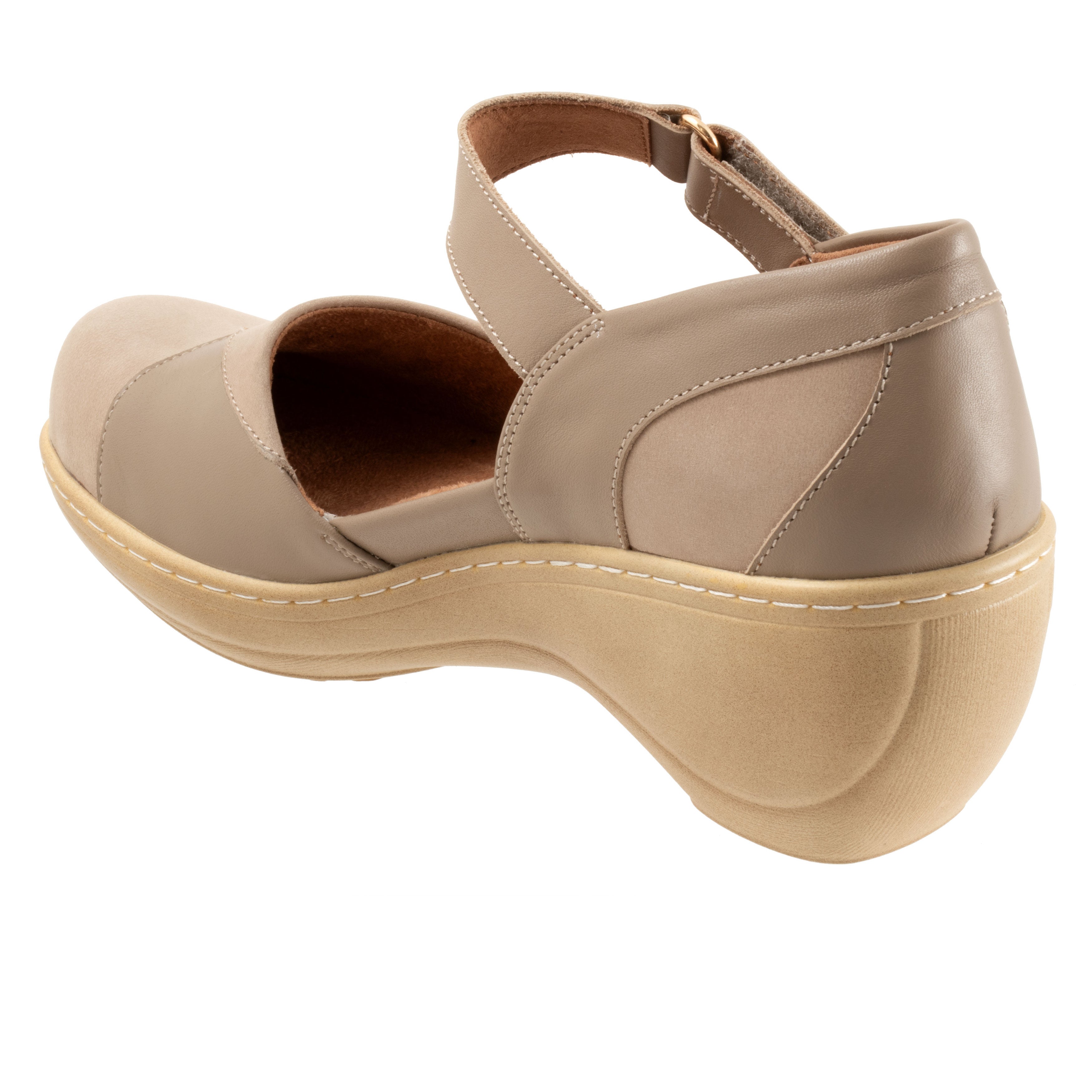 Miri Clog, DARK TAUPE NUBUCK, on-hover image number 1