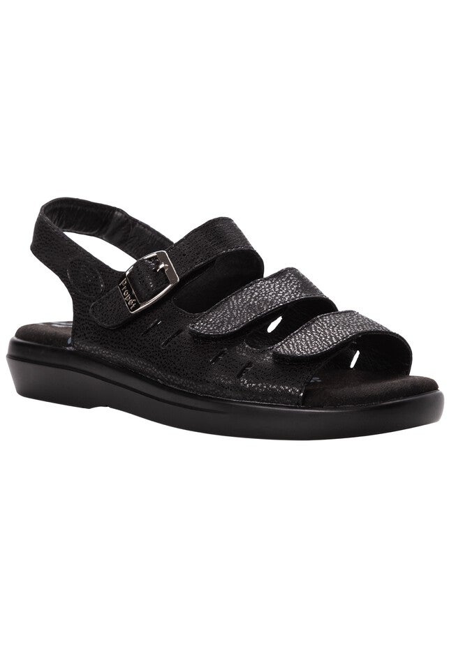 Breeze Sandal by Propet®, BLACK PEARL, hi-res image number null