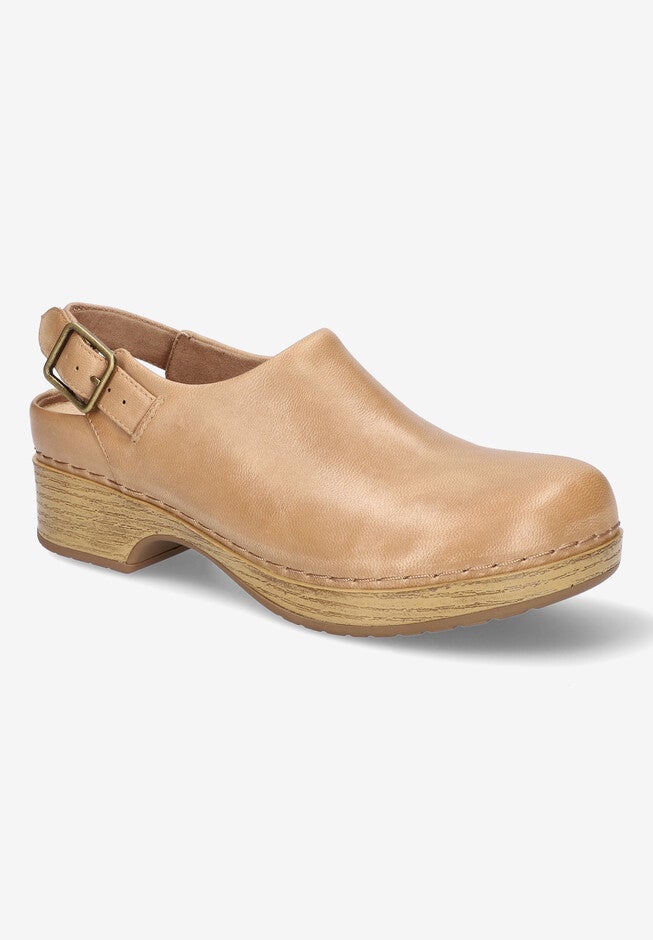 Starlee Clog, SADDLE LEATHER, hi-res image number null