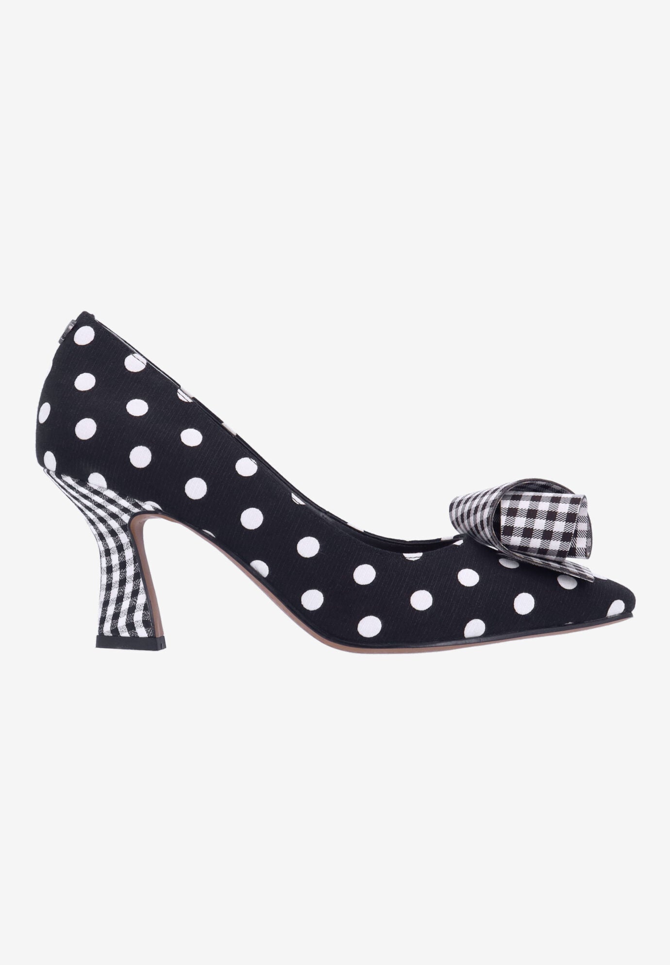 Karali Slip On Pump, BLACK WHITE, alternate image number 4